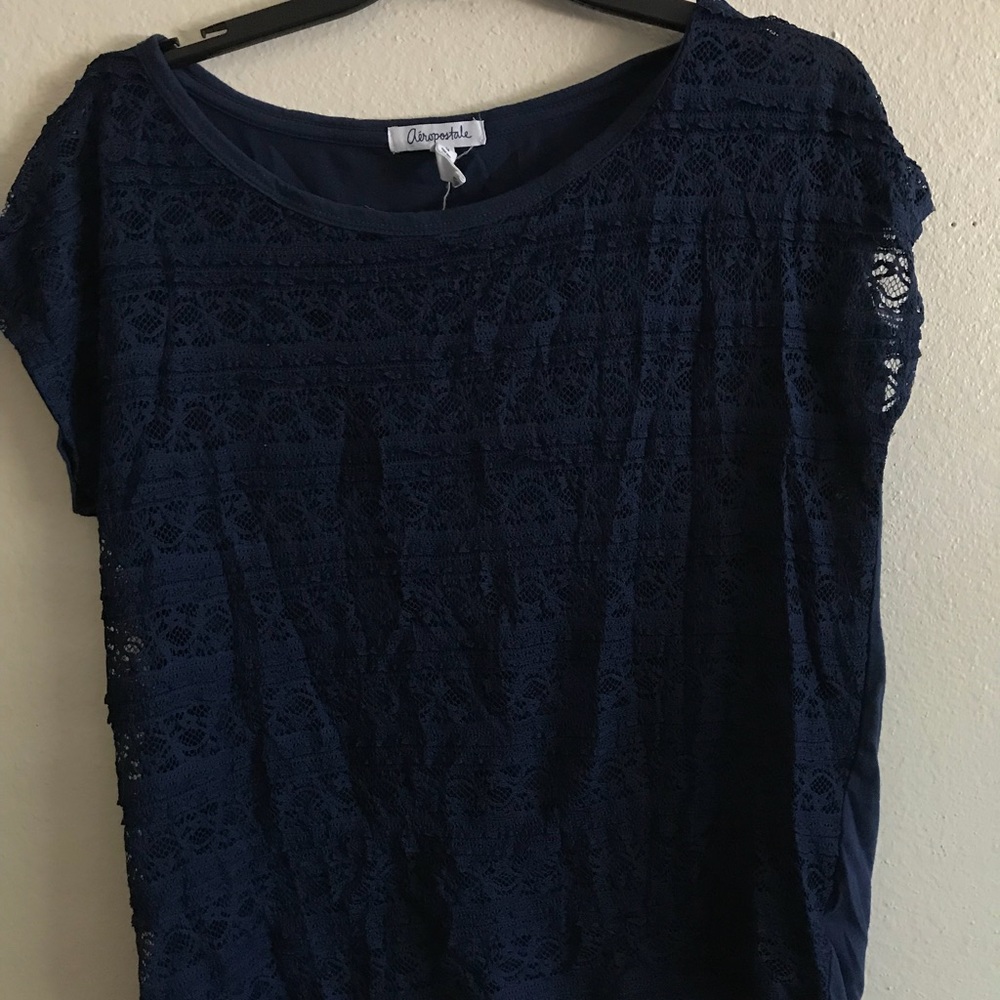 Aeropostale navy blue top
